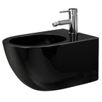 Závesný bidet REA CARLO Mini - lesklá čierna  1