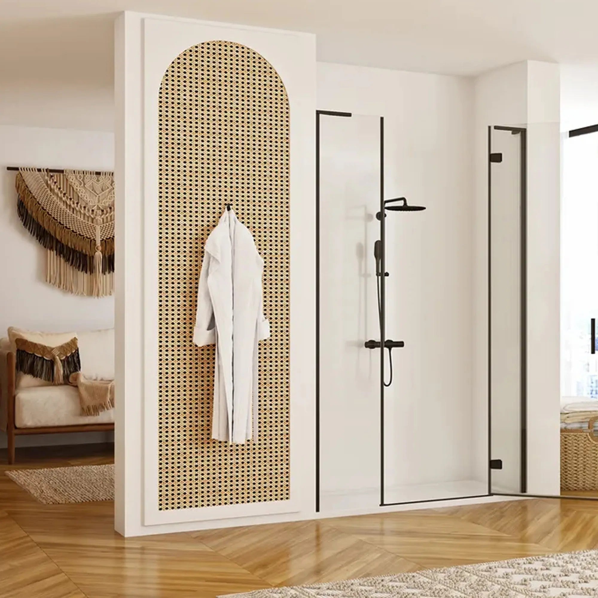 Sprchové dvere Rea Hugo 110 Black  1