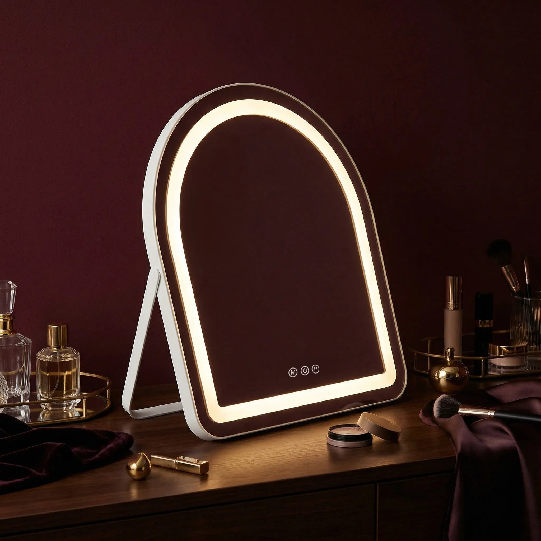 Zrkadlo LED GLAM White 40x45cm  1