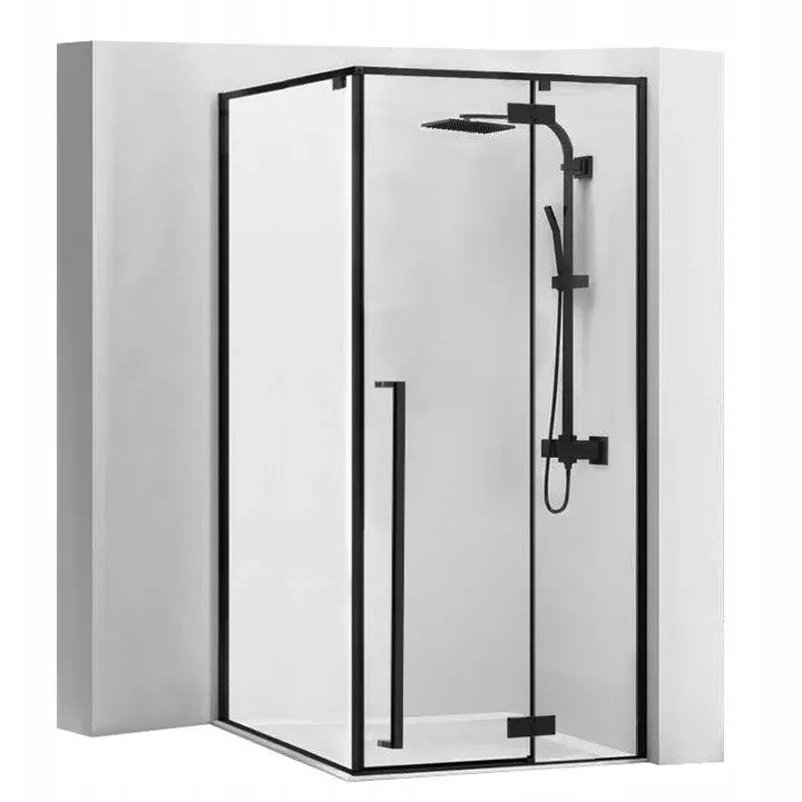 Sprchový kút REA FARGO 90x90 - matný čierny S detským bazénom Savoy 1