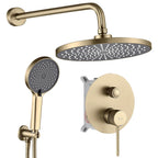 Podomietková sprchová súprava Rea Lungo Stripe Gold Brush + BOX  1
