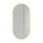 Zrkadlo LED OVL 50x100cm Gold  1