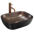 Umývadlo na dosku Rea Belinda COPPER BRUSH / Black  1