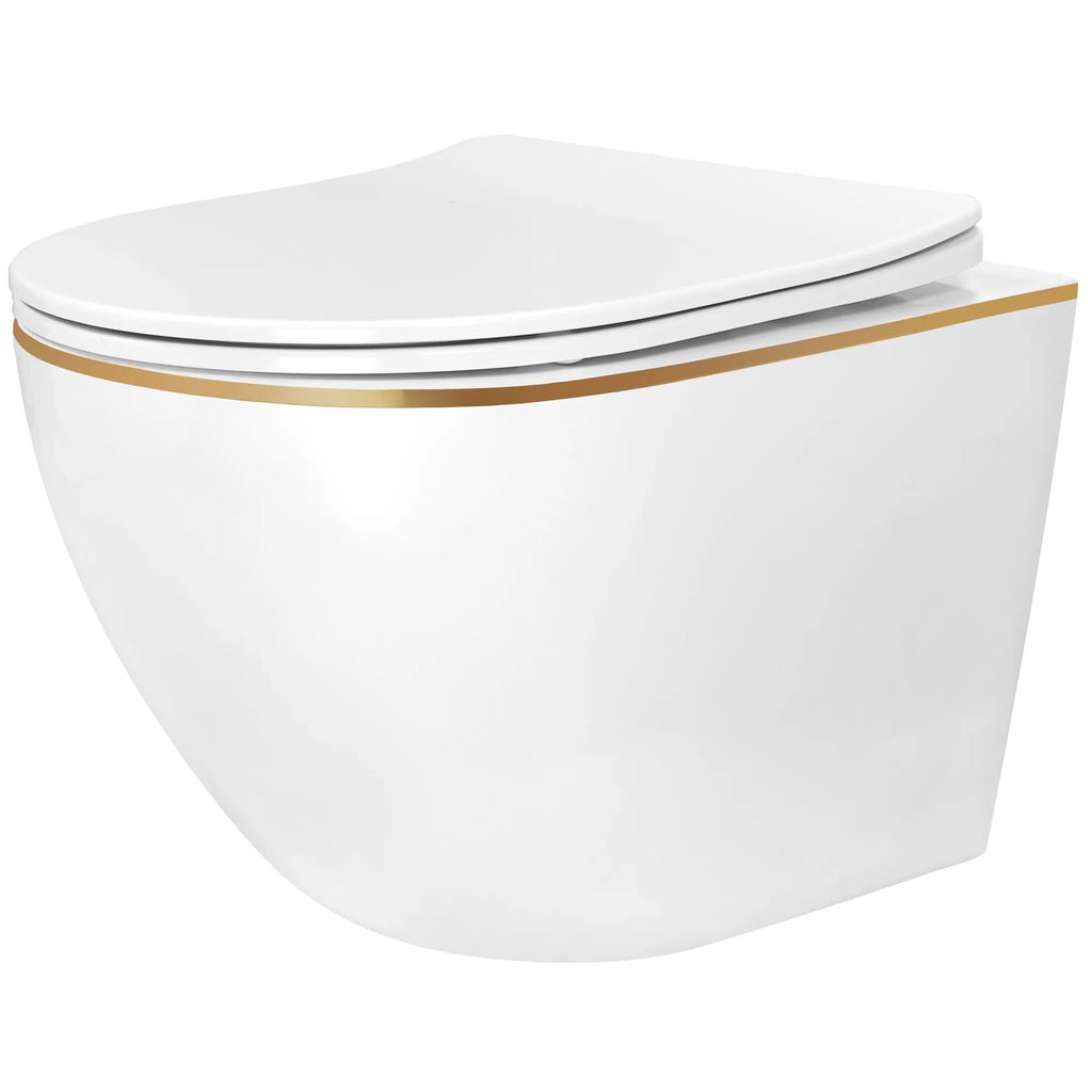Závesné WC Rea Carlo Mini Tornado NFQ GOLD EDGE  1