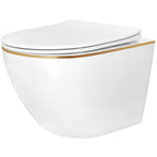 Závesné WC Rea Carlo Mini Tornado NFQ GOLD EDGE  1