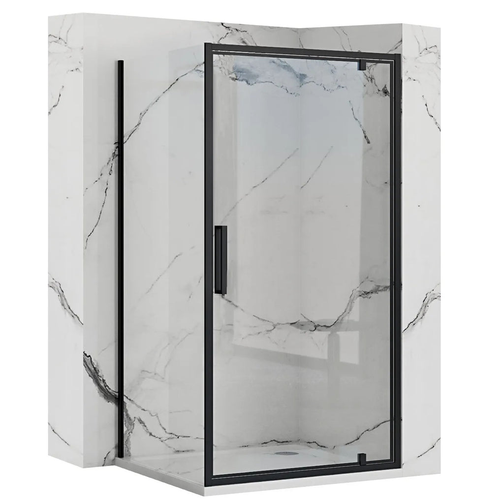 Rohový sprchovací kút REA RAPID SWING Dvere: 100 x Stena: 100 1