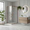 Sprchovací kút REA City 80x80 Copper Brush S detským bazénom Savoy 1