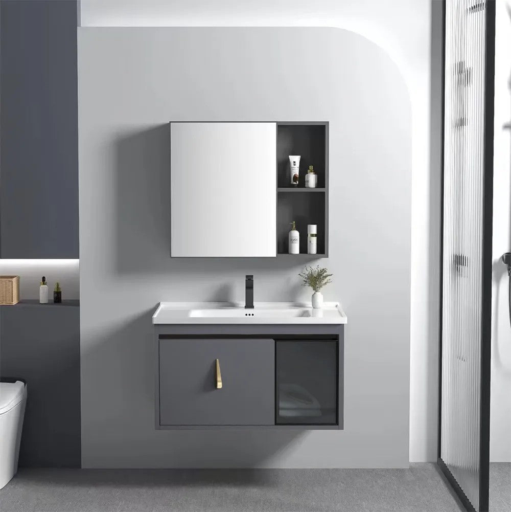 Súprava kúpeľňového nábytku s umývadlom Paris 60cm Grey  1