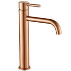 Umývadlová batéria REA LUNGO - brúsené Copper, vysoká  1