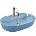 Umývadlo na dosku REA Aura 61 L.Blue Shiny  1