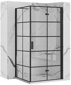 Sprchová kabína Rea Molier Black 110x90  1