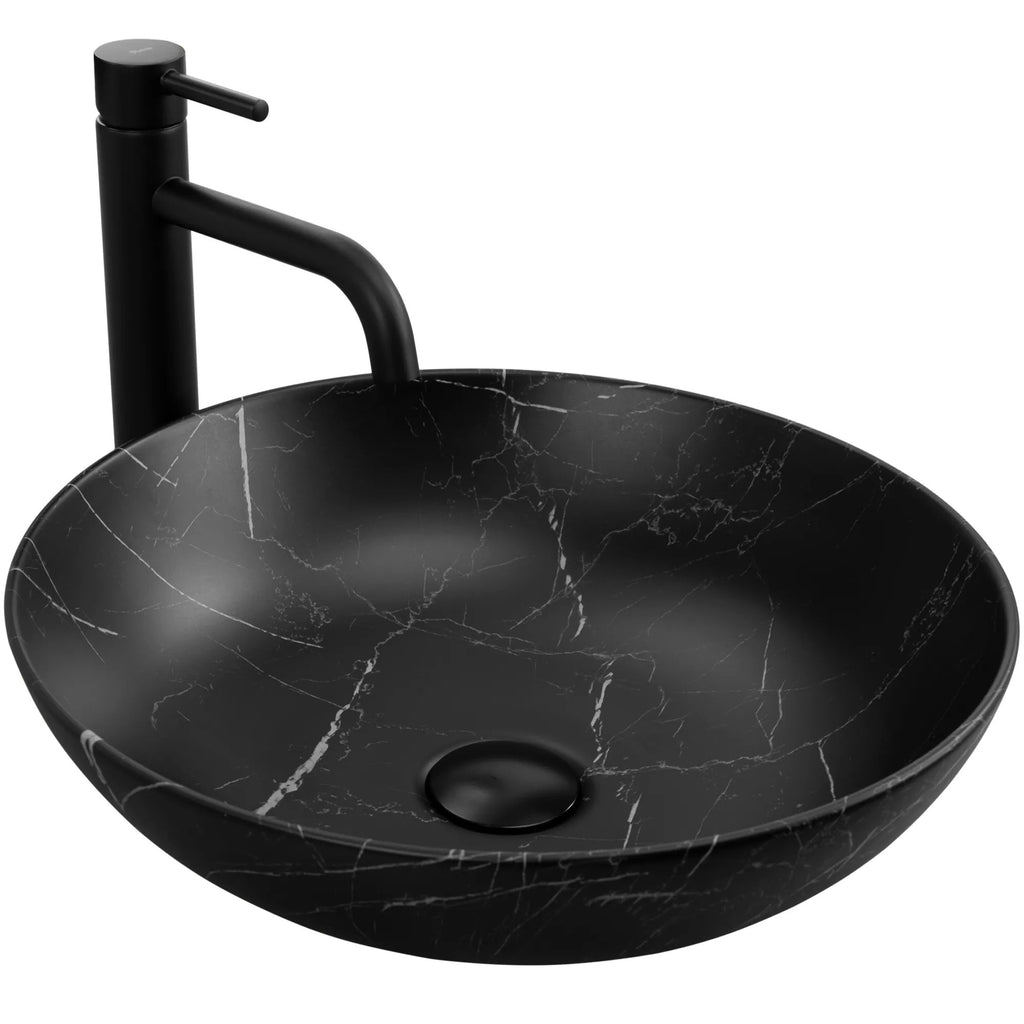 Umývadlo na dosku REA FIBO Black Matt  1