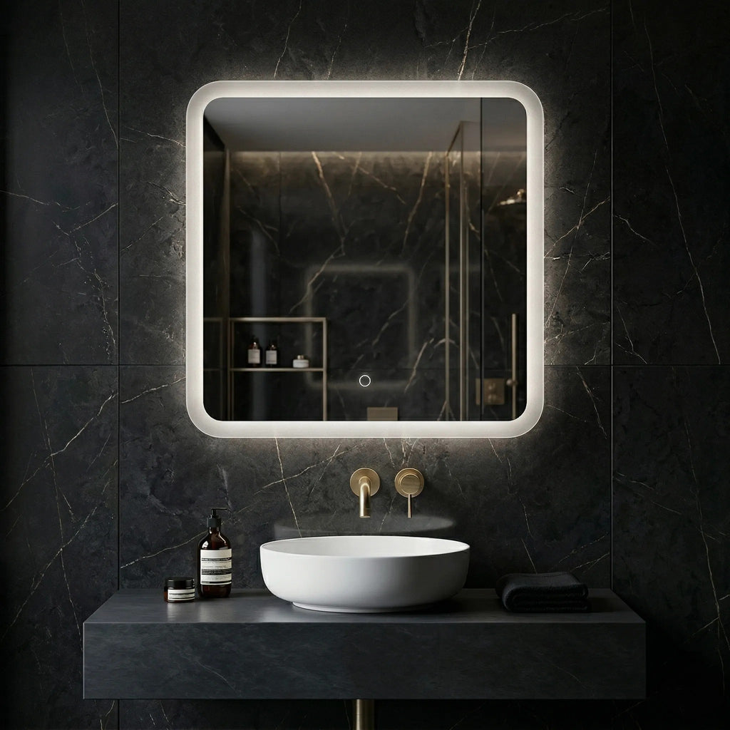 Zrkadlo LED 70x70cm TOP-2  1