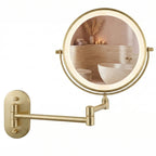 Zrkadlo LED Glow Brush Gold  1
