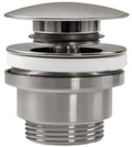 Univerzálny umývadlový výpust REA Click-clack - brúsený nikel INOX  1