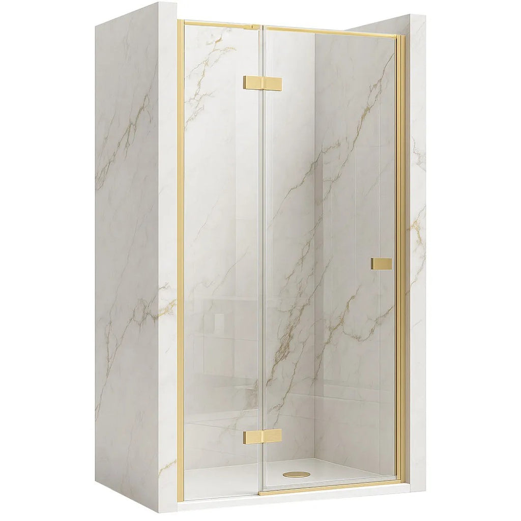 Sprchové dvere Rea Atlas 120 Brush Gold Ľavá 1