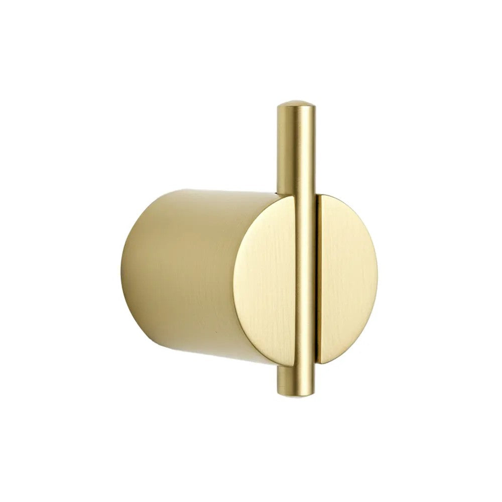 Kúpeľňový vešiak Tomi 5805  Brush Gold  1