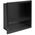 bathroom shelf 30x30 matte black  1