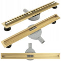 Odtokový žľab Rea Neo Slim Mirror Pro 90 - zlatý  1