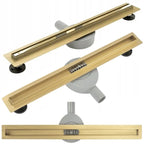 Odtokový žľab Rea Neo Slim Mirror Pro 90 - zlatý  1