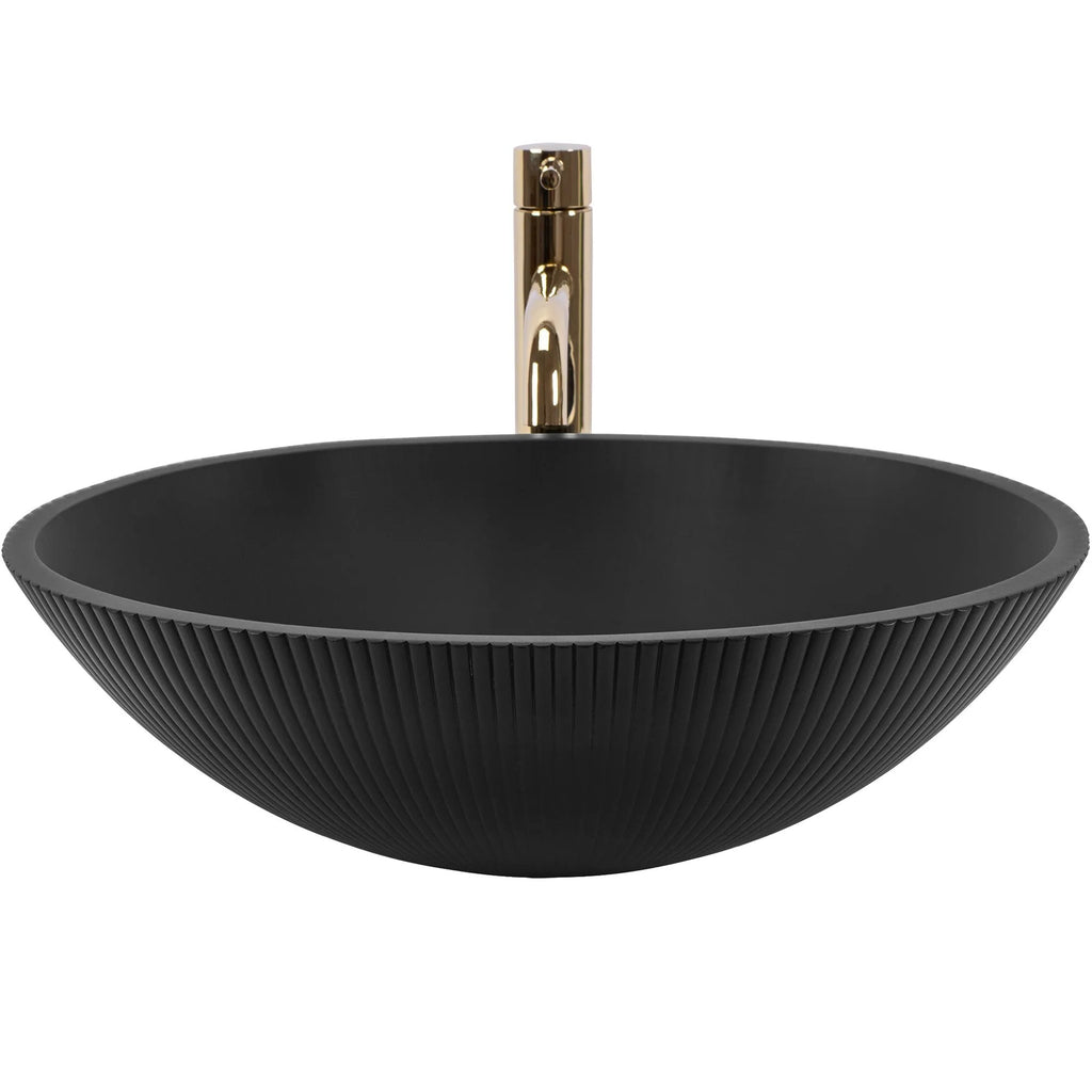 Umývadlo na dosku REA DELLA Black Matt  1