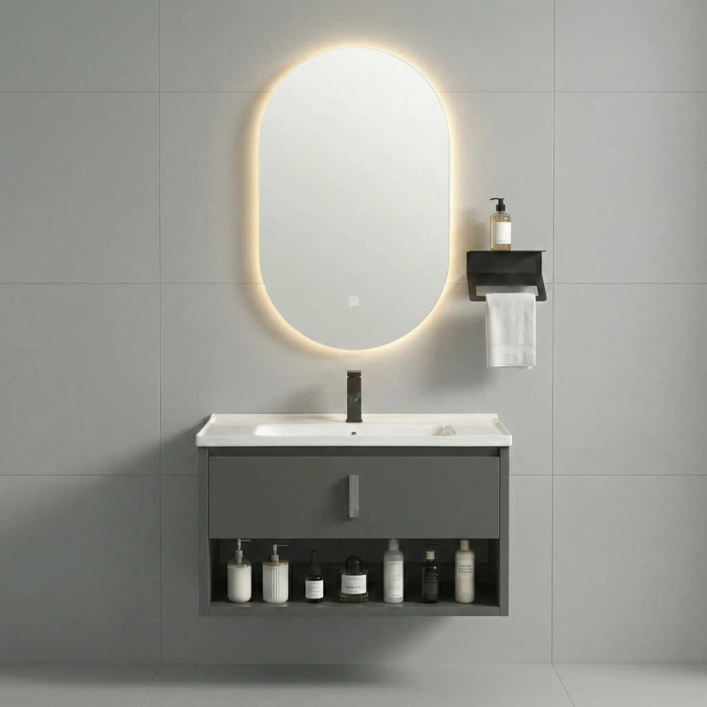Súprava kúpeľňového nábytku s umývadlom Toledo 60cm Grey  1