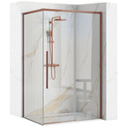 Sprchovací kút REA SOLAR - Copper Brush 100x80 S detským bazénom Savoy 1