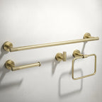 Sada kúpeľňových doplnkov GRID Brush Gold 4 kusy  1