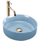 Umývadlo na dosku Rea SAMI L.BLUE SHINY  1