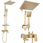 Sprchový set REA JACK BRUSHED GOLD  1