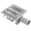 Odtokový žľab REA LINE 150x150 Nickel Brush  1
