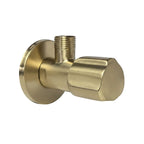 Rohový ventil 02  1/2" x 3/8" Brush Gold  1