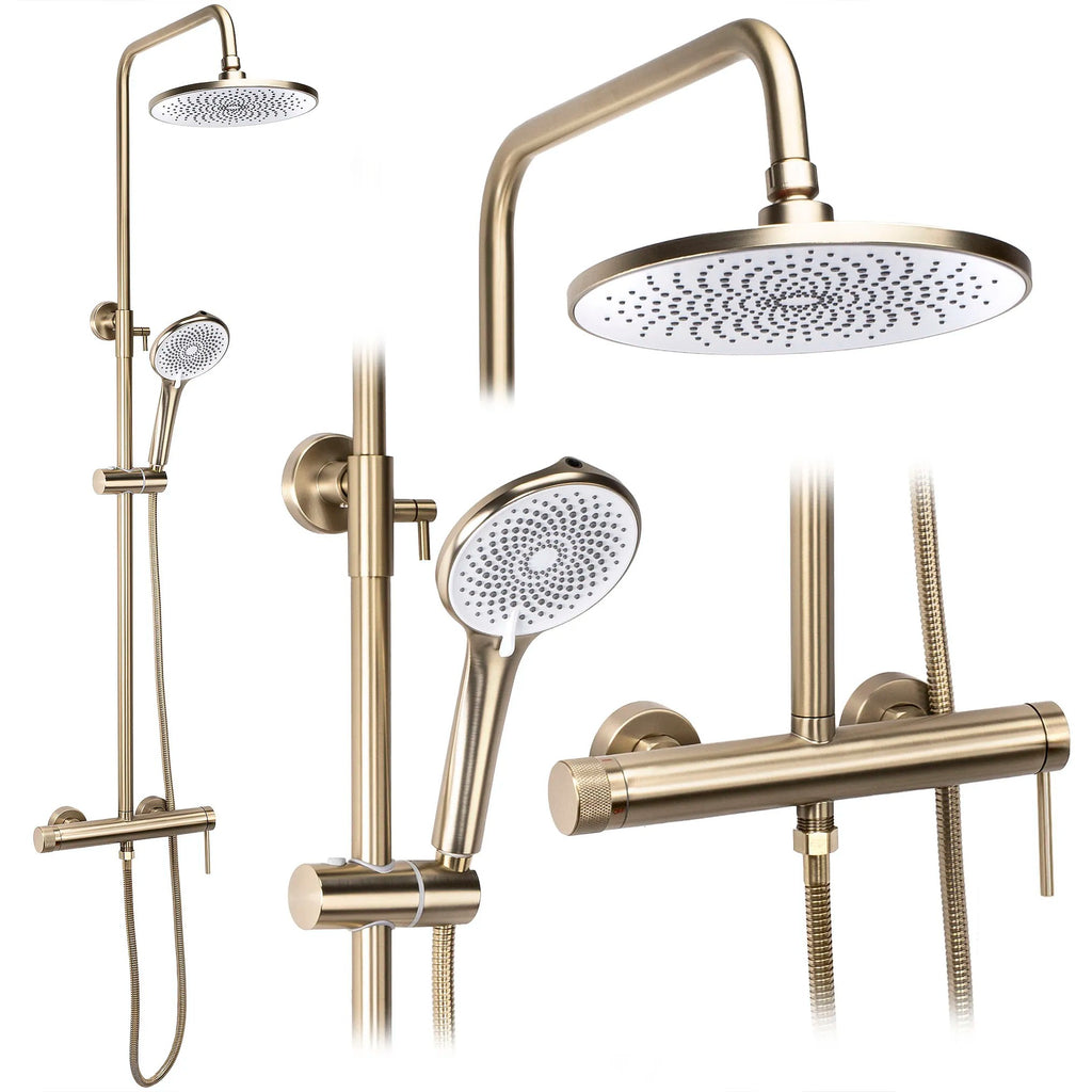 Sprchový set Rea Foss Clif Brush Gold  1