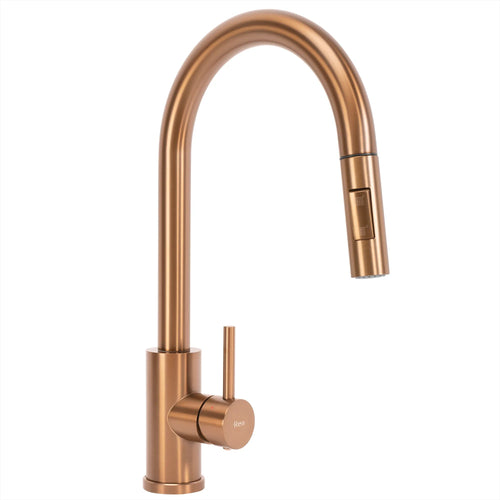 Kuchynská batéria Rea Fresh Brush Copper  1