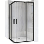 Sprchovací kút REA City 80x100 Black Bez sprchovej vaničky 1