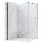 Sprchová zástena Rea Flexi Transparent / Titan 140  1