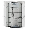 Sprchovací kút REA CONCEPT 90x90 - čierny S detským bazénom Savoy black 1