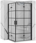 Sprchová kabína Rea Molier Black Double 80x90  1