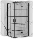 Sprchová kabína Rea Molier Black Double 80x90  1
