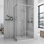 Sprchovací kút REA City 80x100 Nickel Brush S detským bazénom Savoy black 1
