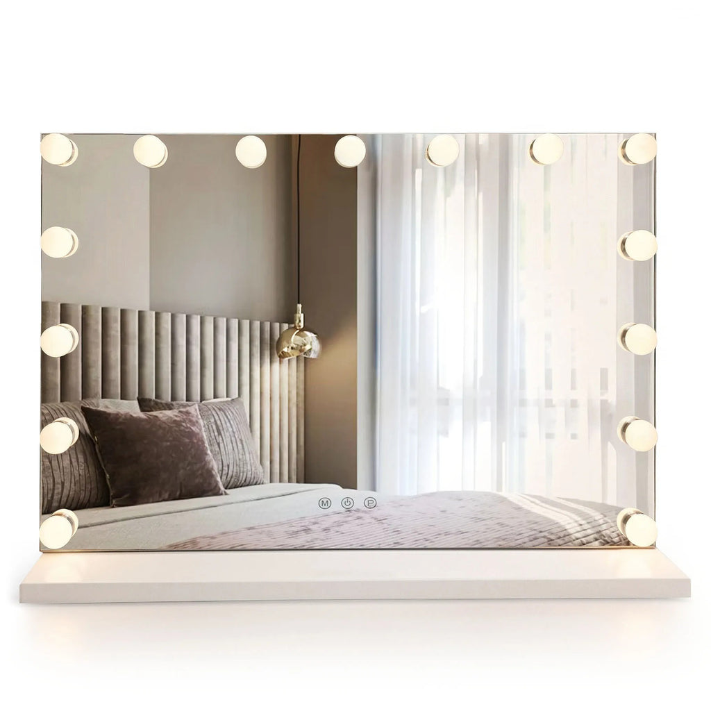 Zrkadlo LED HOLLYWOOD White 80x60  1