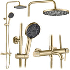 Sprchový set Rea Lungo Stripe Brush Gold  1