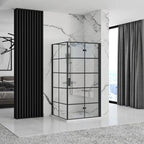 Sprchová kabína Rea Molier Black Double 90x110  1