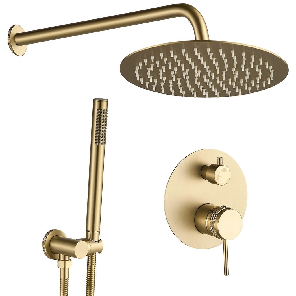 Podomietková sprchová súprava Rea Lungo Grip Gold Brush   + BOX  1