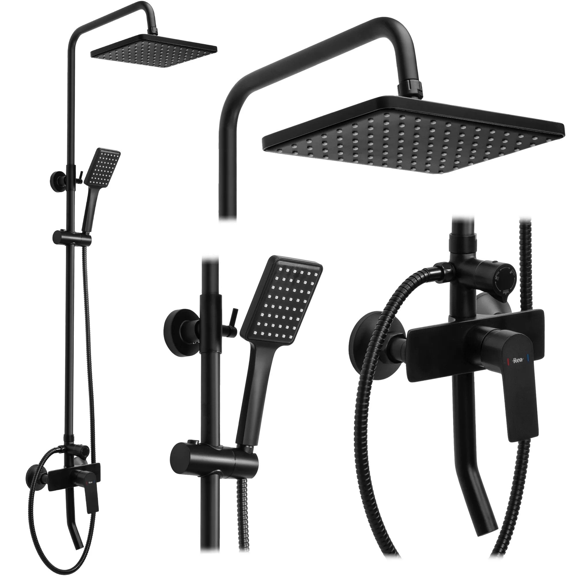 Sprchový set REA Maximus Black  1
