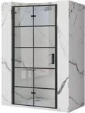 Sprchové dvere Rea Molier Black 110 + profil  1