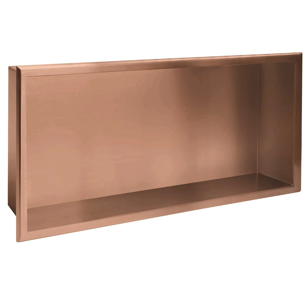 Vstavaná kúpeľňová polica 30x60 brush copper  1