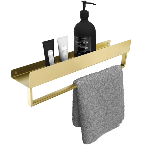 Kúpeľňová polica SF01 45cm gold brush  1