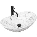 Umývadlo na dosku REA ROYAL 60 Statuario Marble Matt  1