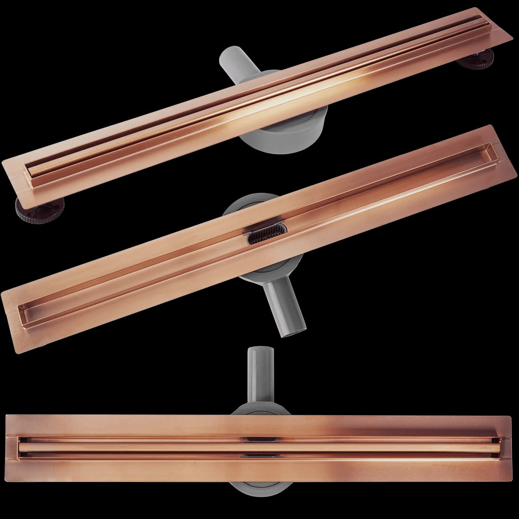 Odtokový žľab REA Neox Slim pro Brushed Copper 60  1